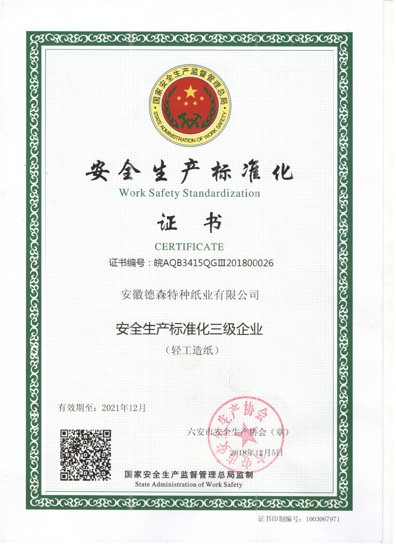 安全標(biāo)準(zhǔn)化-201812